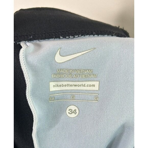 Nike Men’s Black Athletic Running Performance Drawstrings Shorts Size 34 - Picture 9 of 10